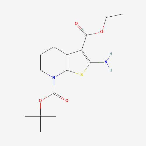 Thieno[2,3-b]pyridine-3,7(4H)-dicarboxylic acid, 2-amino-5,6-dihydro-, 7-(1,1-dimethylethyl) 3-ethyl ester
