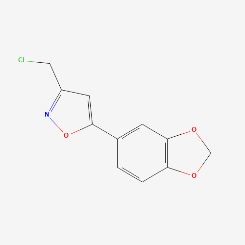 5-(Benzo[d][1,3]dioxol-5-yl)-3-(chloromethyl)isoxazole