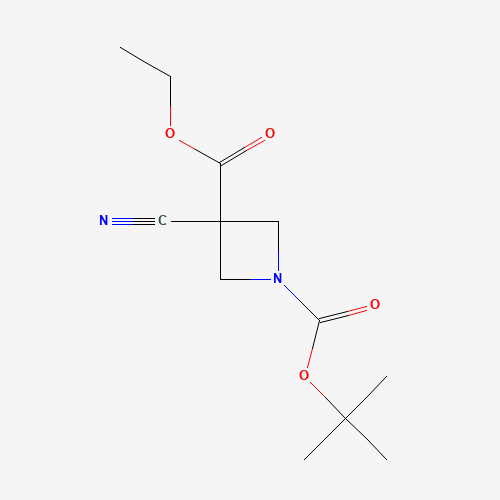 1-(tert-Butyl) 3-ethyl 3-cyanoazetidine-1,3-dicarboxylate