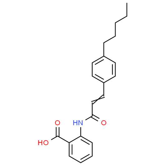 2-(3-(4-Pentylphenyl)acrylamido)benzoic acid