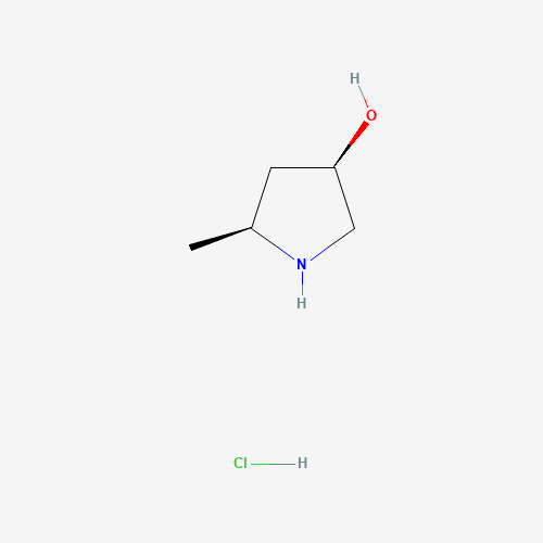 (3R,5S)-5-Methylpyrrolidin-3-ol hydrochloride