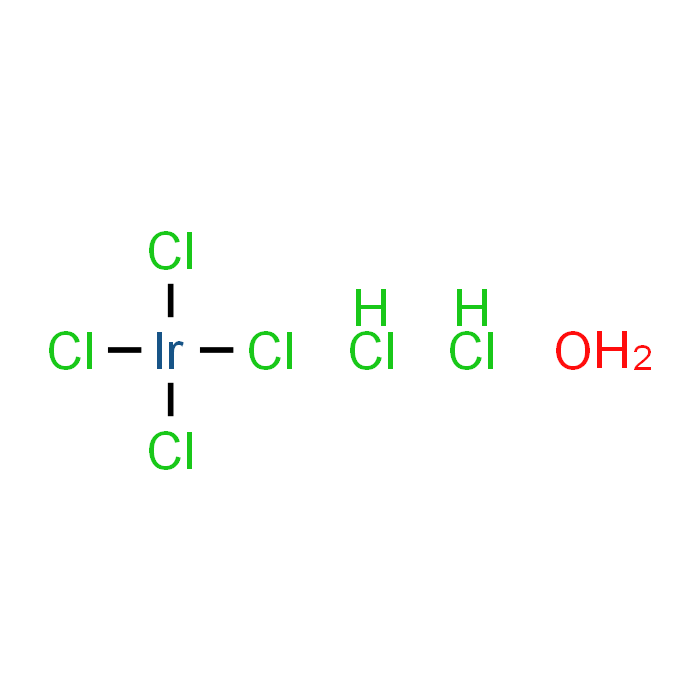 Dihydrogen hexachloroiridate(IV) xhydrate (Chunks or pellets)