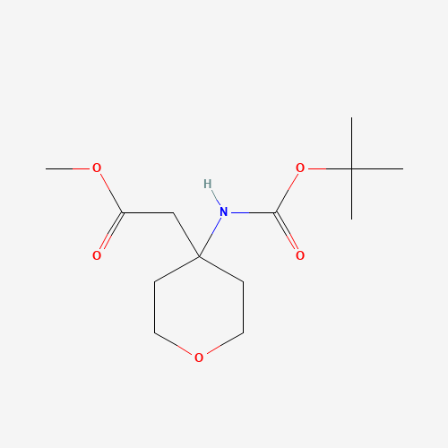 Methyl 2-(4-((tert-butoxycarbonyl)amino)tetrahydro-2H-pyran-4-yl)acetate