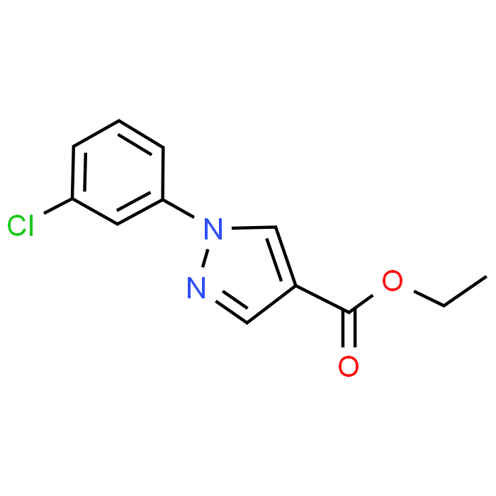 Ethyl 1-(3-chlorophenyl)-1H-pyrazole-4-carboxylate
