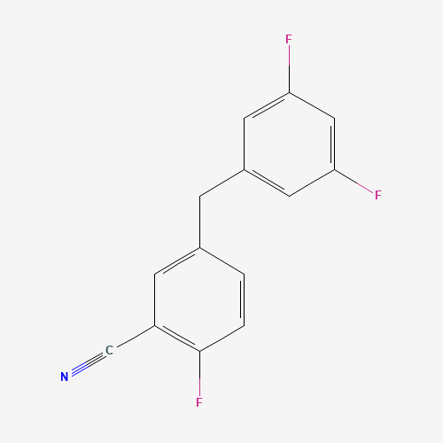 5-(3,5-Difluorobenzyl)-2-fluorobenzonitrile