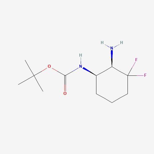 tert-Butyl ((1R,2R)-2-amino-3,3-difluorocyclohexyl)carbamate
