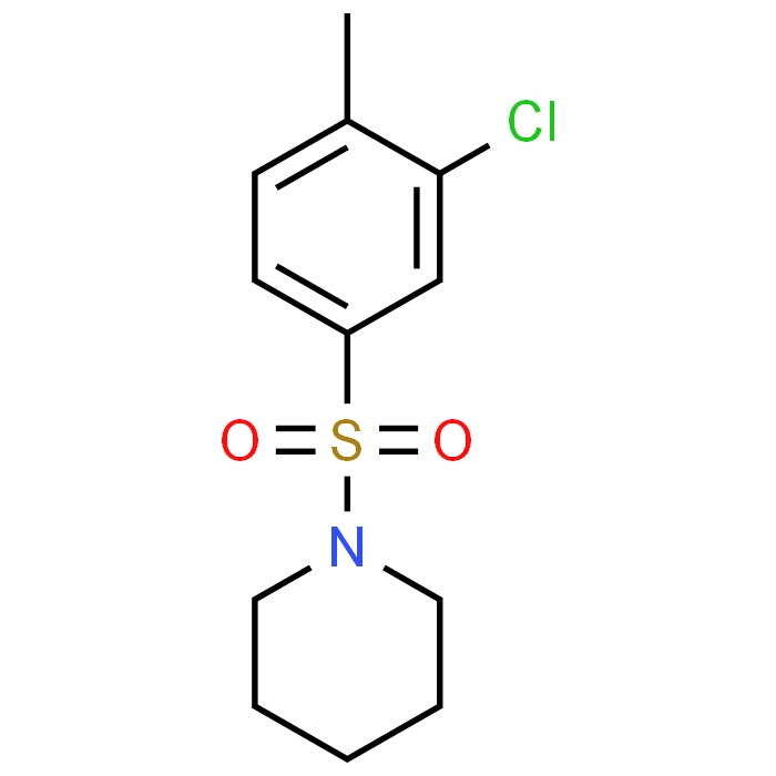 1-((3-Chloro-4-methylphenyl)sulfonyl)piperidine