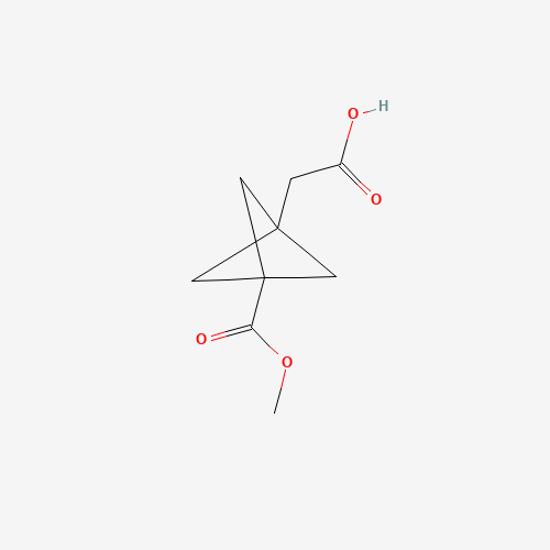 2-(3-methoxycarbonyl-1-bicyclo[1.1.1]pentanyl)acetic acid