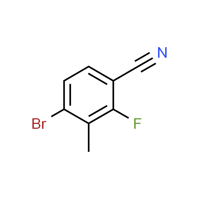 4-Bromo-2-fluoro-3-methylbenzonitrile