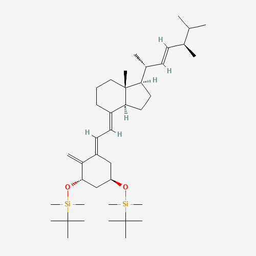 ((1R,3S,E)-5-((E)-2-((1R,3aS,7aR)-1-((2R,5R,E)-5,6-dimethylhept-3-en-2-yl)-7a-methyldihydro-1H-inden-4(2H,5H,6H,7H,7aH)-ylidene)ethylidene)-4-methylenecyclohexane-1,3-diyl)bis(oxy)bis(tert-butyldimeth ylsilane)
