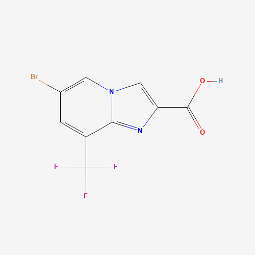 6-Bromo-8-(trifluoromethyl)imidazo[1,2-a]pyridine-2-carboxylic acid
