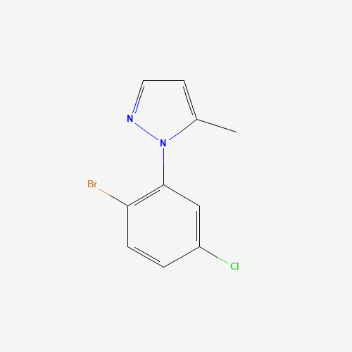 1-(2-Bromo-5-chlorophenyl)-5-methyl-1h-pyrazole