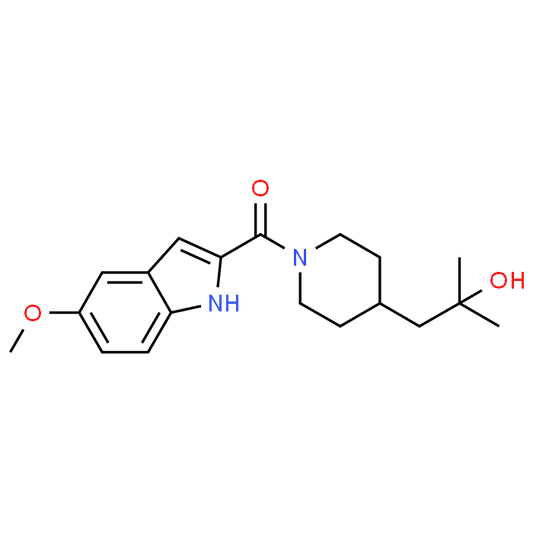 (4-(2-Hydroxy-2-methylpropyl)piperidin-1-yl)(5-methoxy-1H-indol-2-yl)methanone