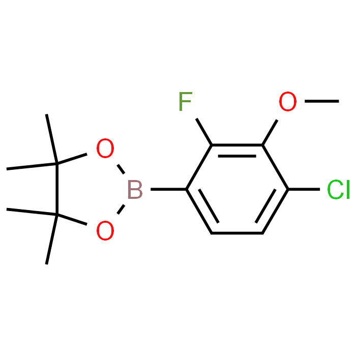 2-(4-Chloro-2-fluoro-3-methoxyphenyl)-4,4,5,5-tetramethyl-1,3,2-dioxaborolane