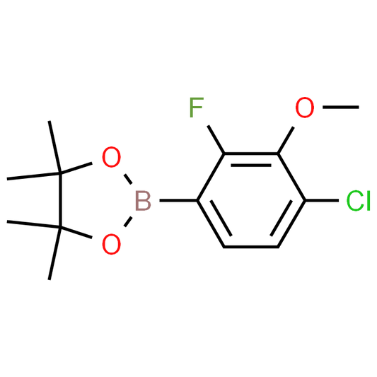 2-(4-Chloro-2-fluoro-3-methoxyphenyl)-4,4,5,5-tetramethyl-1,3,2-dioxaborolane