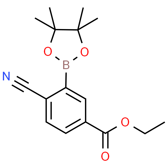 Ethyl 4-cyano-3-(4,4,5,5-tetramethyl-1,3,2-dioxaborolan-2-yl)benzoate