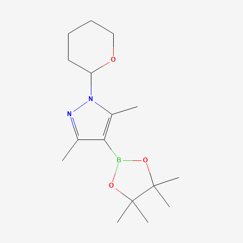 3,5-Dimethyl-1-(tetrahydro-2H-pyran-2-yl)-4-(4,4,5,5-tetramethyl-1,3,2-dioxaborolan-2-yl)-1H-pyrazole