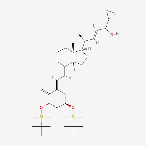 (1S,4R,E)-4-((1R,3aS,7aR,E)-4-((E)-2-((3S,5R)-3,5-Bis((tert-butyldimethylsilyl)oxy)-2-methylenecyclohexylidene)ethylidene)-7a-methyloctahydro-1H-inden-1-yl)-1-cyclopropylpent-2-en-1-ol