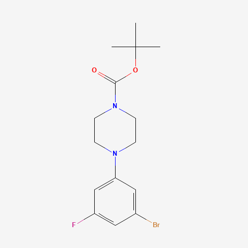 tert-Butyl 4-(3-bromo-5-fluorophenyl)piperazine-1-carboxylate