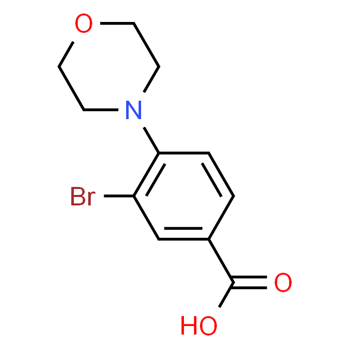 3-Bromo-4-morpholinobenzoic acid - Achmem