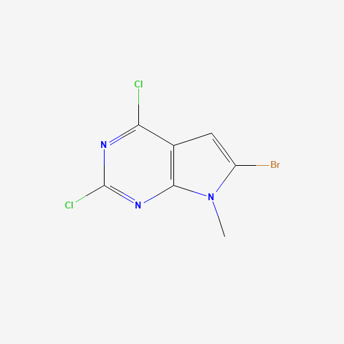 6-Bromo-2,4-dichloro-7-methyl-7H-pyrrolo[2,3-d]pyrimidine