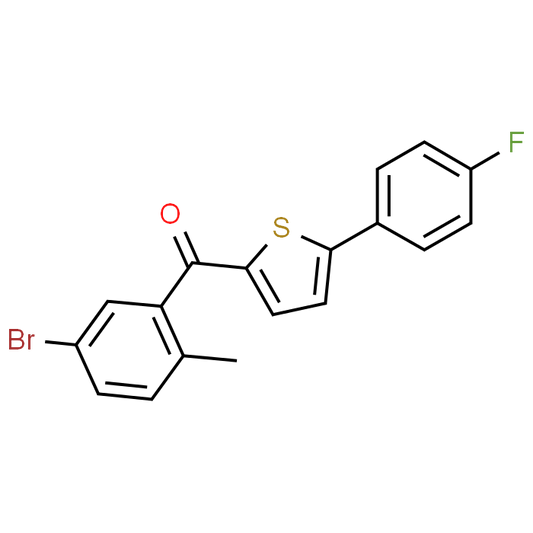 (5-Bromo-2-methylphenyl)(5-(4-fluorophenyl)thiophen-2-yl)methanone