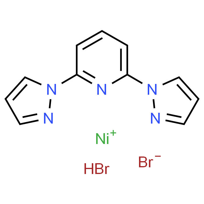 2,6-Bis(N-pyrazolyl)pyridine nickel(II) bromide