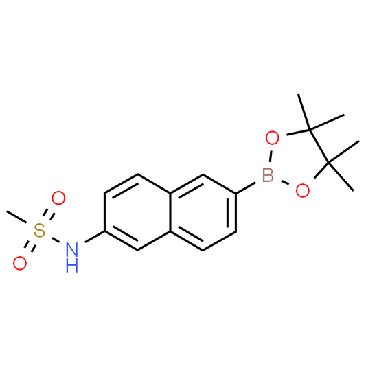 N-(6-(4,4,5,5-Tetramethyl-1,3,2-dioxaborolan-2-yl)naphthalen-2-yl)methanesulfonamide