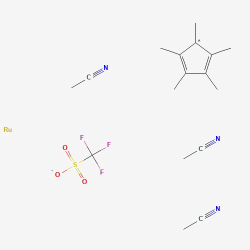 Tris(acetonitrile)pentamethylcyclopentadienylruthenium(I) trifluoromethanesulfonate