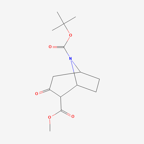 8-tert-Butyl 2-methyl 3-oxo-8-azabicyclo[3.2.1]octane-2,8-dicarboxylate