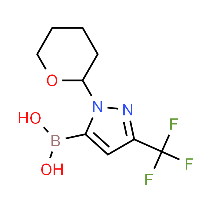 (1-(Tetrahydro-2H-pyran-2-yl)-3-(trifluoromethyl)-1H-pyrazol-5-yl)boronic acid
