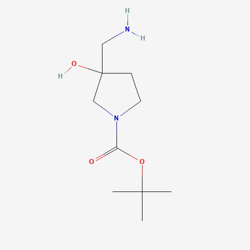 tert-Butyl 3-(aminomethyl)-3-hydroxypyrrolidine-1-carboxylate