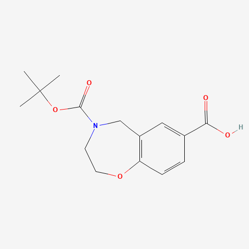 4-(tert-Butoxycarbonyl)-2,3,4,5-tetrahydrobenzo[f][1,4]oxazepine-7-carboxylic acid