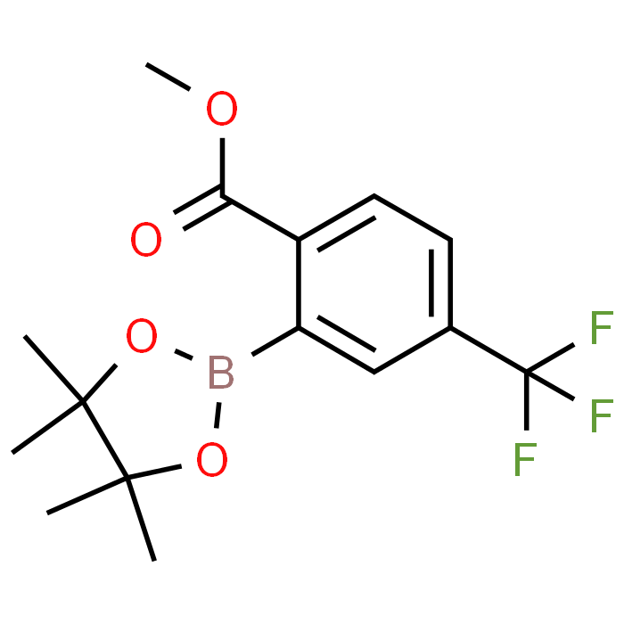 Methyl 2-(4,4,5,5-tetramethyl-1,3,2-dioxaborolan-2-yl)-4-(trifluoromethyl)benzoate