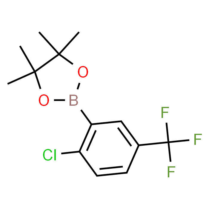 2-(2-Chloro-5-(trifluoromethyl)phenyl)-4,4,5,5-tetramethyl-1,3,2-dioxaborolane