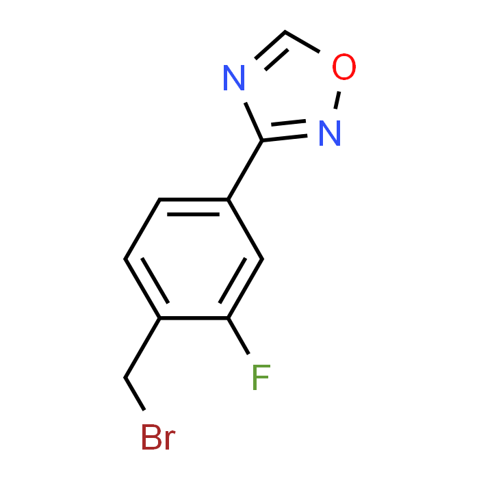 3-(4-(Bromomethyl)-3-fluorophenyl)-1,2,4-oxadiazole