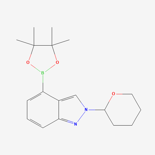 2-(Tetrahydro-2H-pyran-2-yl)-4-(4,4,5,5-tetramethyl-1,3,2-dioxaborolan-2-yl)-2H-indazole