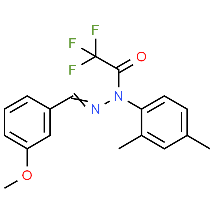N-(2,4-Dimethylphenyl)-2,2,2-trifluoro-N'-(3-methoxybenzylidene)acetohydrazide