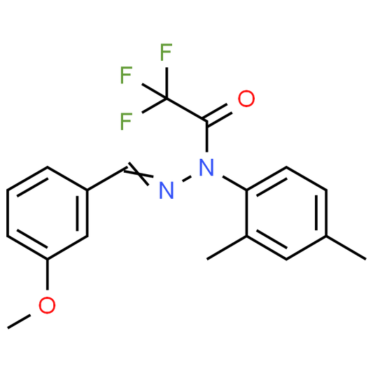 N-(2,4-Dimethylphenyl)-2,2,2-trifluoro-N'-(3-methoxybenzylidene)acetohydrazide
