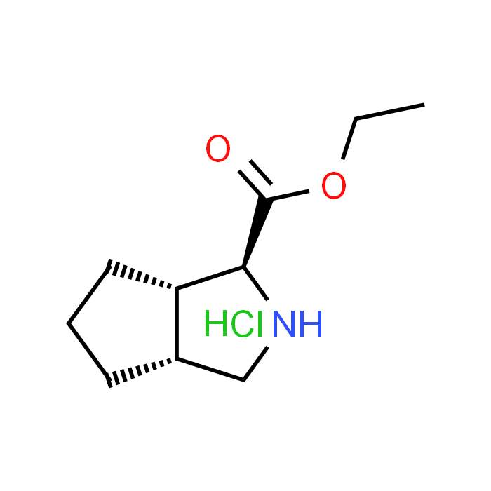 (1S,3aR,6aS)-Ethyl octahydrocyclopenta[c]pyrrole-1-carboxylate hydrochloride