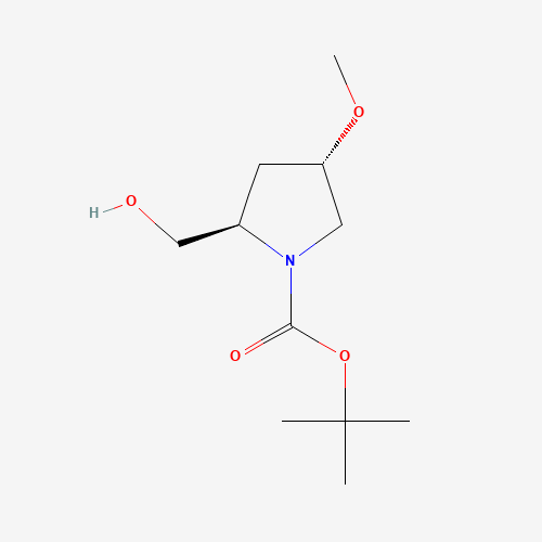 TERT-BUTYL (2R,4S)-2-(HYDROXYMETHYL)-4-METHOXYPYRROLIDINE-1-CARBOXYLATE