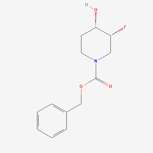 (3R,4S)-Benzyl 3-fluoro-4-hydroxypiperidine-1-carboxylate