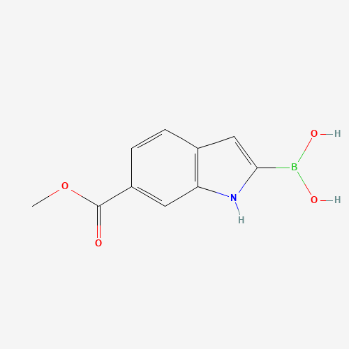 (6-(Methoxycarbonyl)-1H-indol-2-yl)boronic acid