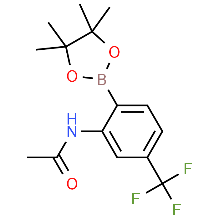 N-(2-(4,4,5,5-Tetramethyl-1,3,2-dioxaborolan-2-yl)-5-(trifluoromethyl)phenyl)acetamide