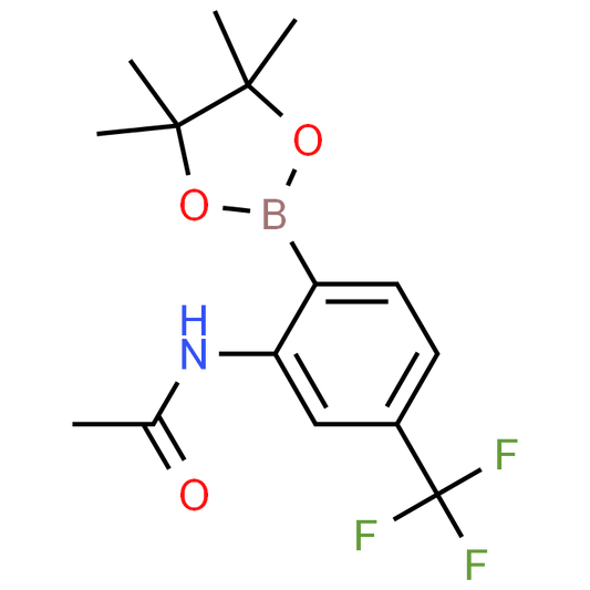 N-(2-(4,4,5,5-Tetramethyl-1,3,2-dioxaborolan-2-yl)-5-(trifluoromethyl)phenyl)acetamide