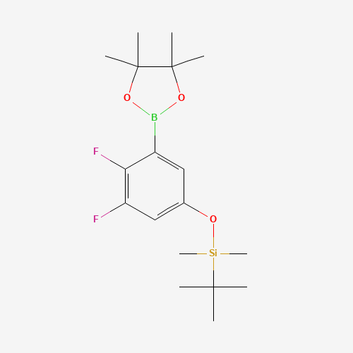 tert-Butyl(3,4-difluoro-5-(4,4,5,5-tetramethyl-1,3,2-dioxaborolan-2-yl)phenoxy)dimethylsilane