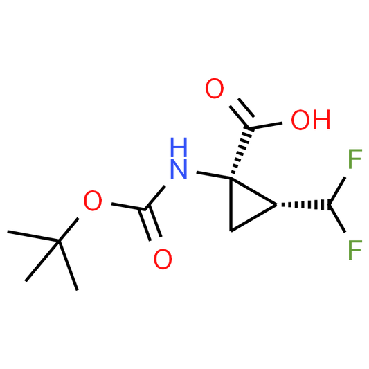 (1R,2R)-1-((tert-Butoxycarbonyl)amino)-2-(difluoromethyl)cyclopropanecarboxylic acid