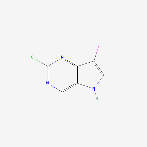 2-Chloro-7-iodo-5H-pyrrolo[3,2-d]pyrimidine