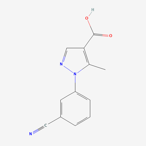 1-(3-Cyanophenyl)-5-methyl-1H-pyrazole-4-carboxylic acid