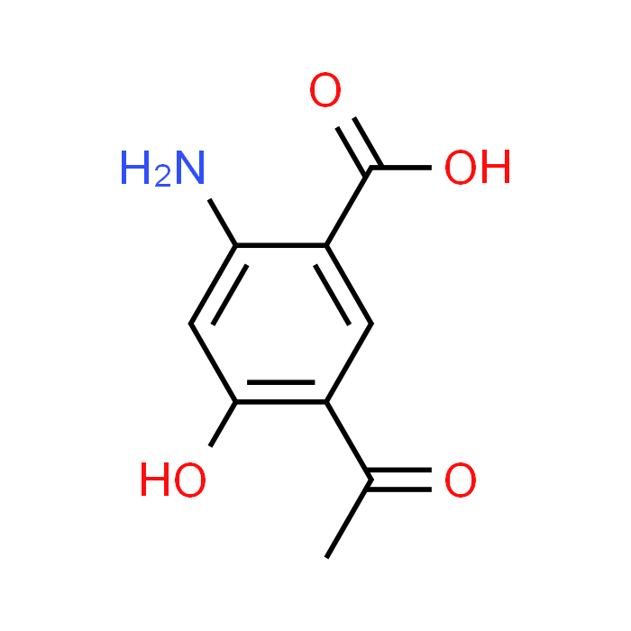5-Acetyl-2-amino-4-hydroxybenzoic acid